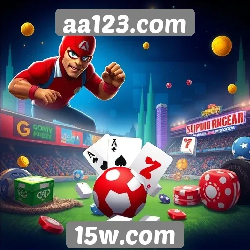 Diversidade de jogos disponíveis no aa123.com