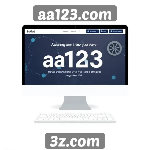 Análise da interface do usuário no site aa123.com